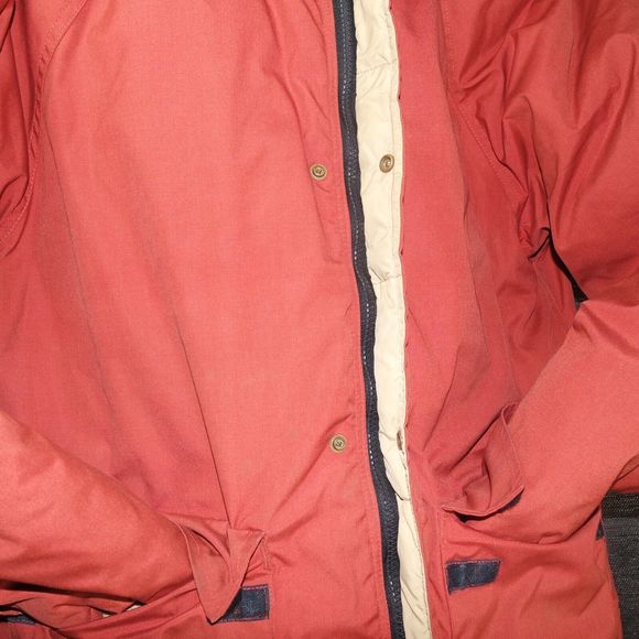 Vintage Trailwise Berkeley CA Mens Puffer Down Jacket Size Medium Rust-Orange - Picture 4 of 13